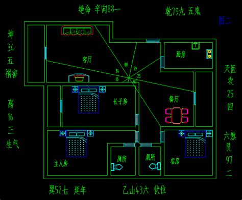 房子向西